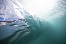 An empty wave during a fun autumn swell at Blackhead, Dunedin, New Zealand.Credit: Derek Morrison