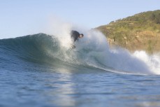 A surfer hits a section at St Clair, Dunedin, New Zealand.Credit: Derek Morrison