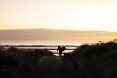 Dawnie during the 2023 Duke Festival of Surfing held at New Brighton, Christchurch, New Zealand. Photo: Derek Morrison