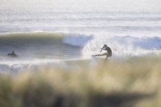 Jake Owen during the 2023 Duke Festival of Surfing held at New Brighton, Christchurch, New Zealand. Photo: Derek Morrison