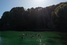 Divers at Horseshoe Bay at Rakiura Stewart Island, New Zealand.Credit: www.boxoflight.com/Derek Morrison