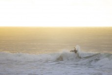  Alexis Owen at dawn at a surf break near Kaikoura, New Zealand. Photo: Derek Morrison