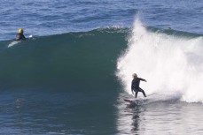 Keo Morrison on his backhand at St Clair Point, Dunedin, New Zealand.
Credit: Derek Morrison