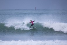 Flint Sherborne-France during a session at Aramoana, Dunedin, New Zealand.Photo: Derek Morrison