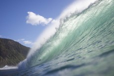 Empty wave during a fun swell on the north coast, Dunedin, New Zealand.Photo: Derek Morrison