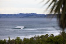 Clean autumn swell at Blackhead, Dunedin, New Zealand.Photo: Derek Morrison