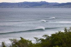 Clean autumn swell at Blackhead, Dunedin, New Zealand.Photo: Derek Morrison