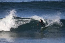 Felipe cranks through a turn at St Kilda, Dunedin, New Zealand.Photo: Derek Morrison
