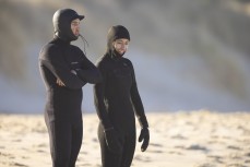Winter rubber for a surf at St Kilda, Dunedin, New Zealand.Photo: Derek Morrison