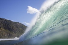 Empty wave during a fun swell on the north coast, Dunedin, New Zealand.Photo: Derek Morrison