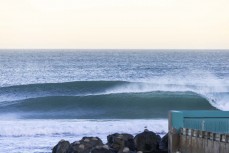 Swell lines at St Clair, Dunedin, New Zealand.
Photo: Derek Morrison