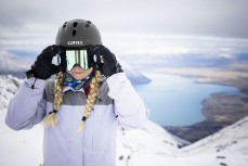 Rewa Morrison making the most of her time on the snow at Ohau ski field, Ohau, Otago, New Zealand.