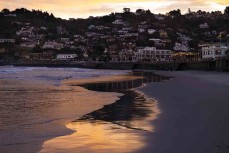 Copper light on the sand at St Clair, Dunedin, New Zealand.
Photo: Derek Morrison