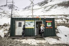 The base building at Mt Olympus ski area, Canterbury, New Zealand.