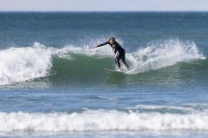 Rewa Morrison makes the most of a fun session at St Clair, Dunedin, New Zealand.
Photo: Derek Morrison