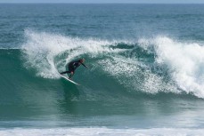 Keo Morrrison making the most of a wave at Second Beach near St Clair, Dunedin, New Zealand.
Photo: Derek Morrison