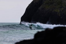 A surfer enjoys a spring session at Second Beach near St Clair, Dunedin, New Zealand.
Photo: Derek Morrison