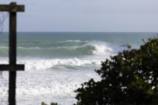 Waves break at Second Beach near St Clair, Dunedin, New Zealand.
Photo: Derek Morrison