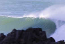 Waves break at Second Beach near St Clair, Dunedin, New Zealand.
Photo: Derek Morrison