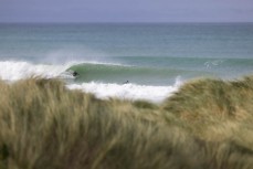 Making the most of a swell generated by Cyclone Lola as it reaches Aramoana, Dunedin, New Zealand.Photo: Derek Morrison