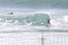 Sari Ayson coiled at St Clair, Dunedin, New Zealand.
Photo: Derek Morrison