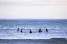 The grommets dominate the peak on dusk at St Clair, Dunedin, New Zealand.
Photo: Derek Morrison