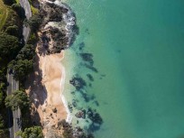 Sunny afternoon at Cable Bay, Northland, New Zealand.