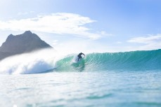 Luke Darby makes the most of a fun swell at Blackhead, Dunedin, New Zealand.