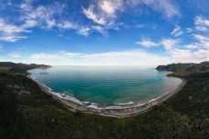Waipiro Bay on the East Cape,, New Zealand.