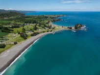 Stunning summer conditions at Te Kaha on the East Cape,, New Zealand.