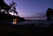 Camping at Lottin Point on the East Cape,, New Zealand.