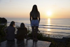 The Morrison family at Balangan, Bali, Indonesia.