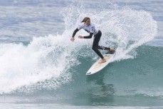 Nixon Reardon in action during the 2024 New Zealand Surfing Championships held at St Clair, Dunedin, New Zealand.
