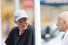 Local stalwart Ken Fielding at St Clair, Dunedin, New Zealand.
Photo: Derek Morrison