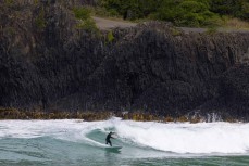 Sneaky wrap over at Second Beach, Dunedin, New Zealand.Photo: Derek Morrison