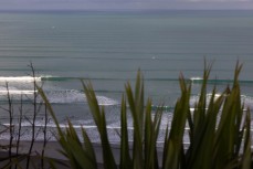 Peaks on the beach at Raglan, Waikato, New Zealand.