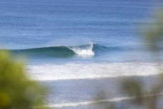 Empty wave at Blackhead, Dunedin, New Zealand.