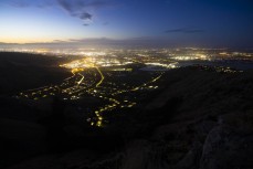 City lights of Christchurch, Canterbury, New Zealand. Photo: Derek Morrison