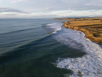 A surfbreak near Awamoa, Otago. Photo: Derek Morrison