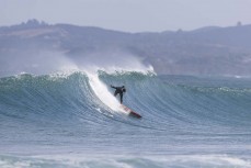 Nathan Rotch on his big wave gun at Blackhead, Dunedin, New Zealand.