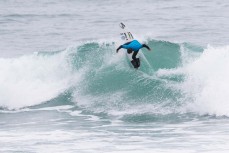 Jarred Hancox in the final at the 2024 South Island Championships held at St Clair, Dunedin, New Zealand.
Photo: Derek Morrison