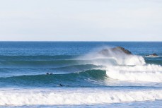 A new swell wraps into St Clair, Dunedin, New Zealand.Photo: Derek Morrison