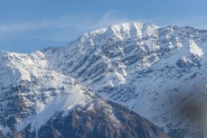  Snow in the mountains near a surf break near Kaikoura, New Zealand. Photo: Derek Morrison