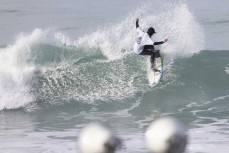  Jack Higgins at a surf break near Kaikoura, New Zealand. Photo: Derek Morrison