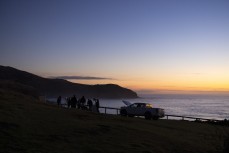 The Modern Māori Quartet sing for Matariki, Otago Peninsula, Ōtepoti, Aotearoa New Zealand . Photo: Derek Morrison