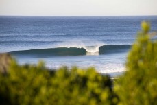 Clean winter swell at Blackhead, Dunedin, New Zealand.Photo: Derek Morrison