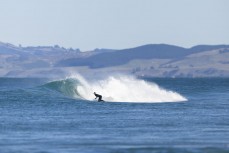 A fun winter swell at Blackhead, Dunedin, New Zealand.