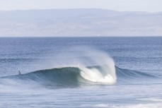 Near-perfect peak during a fun east swell at Blackhead, Dunedin, New Zealand.Photo: Derek Morrison