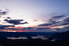Sunrise at Treble Cone ski field, Wanaka, New Zealand.