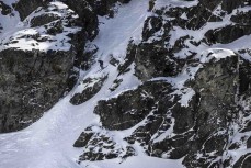 Bodie Hilleke, of USA,  takes a huge line out of Pipeline during the NZ Junior Freeride Tour held at The Remarkables, Queenstown, New Zealand. August 30-31, 2024.